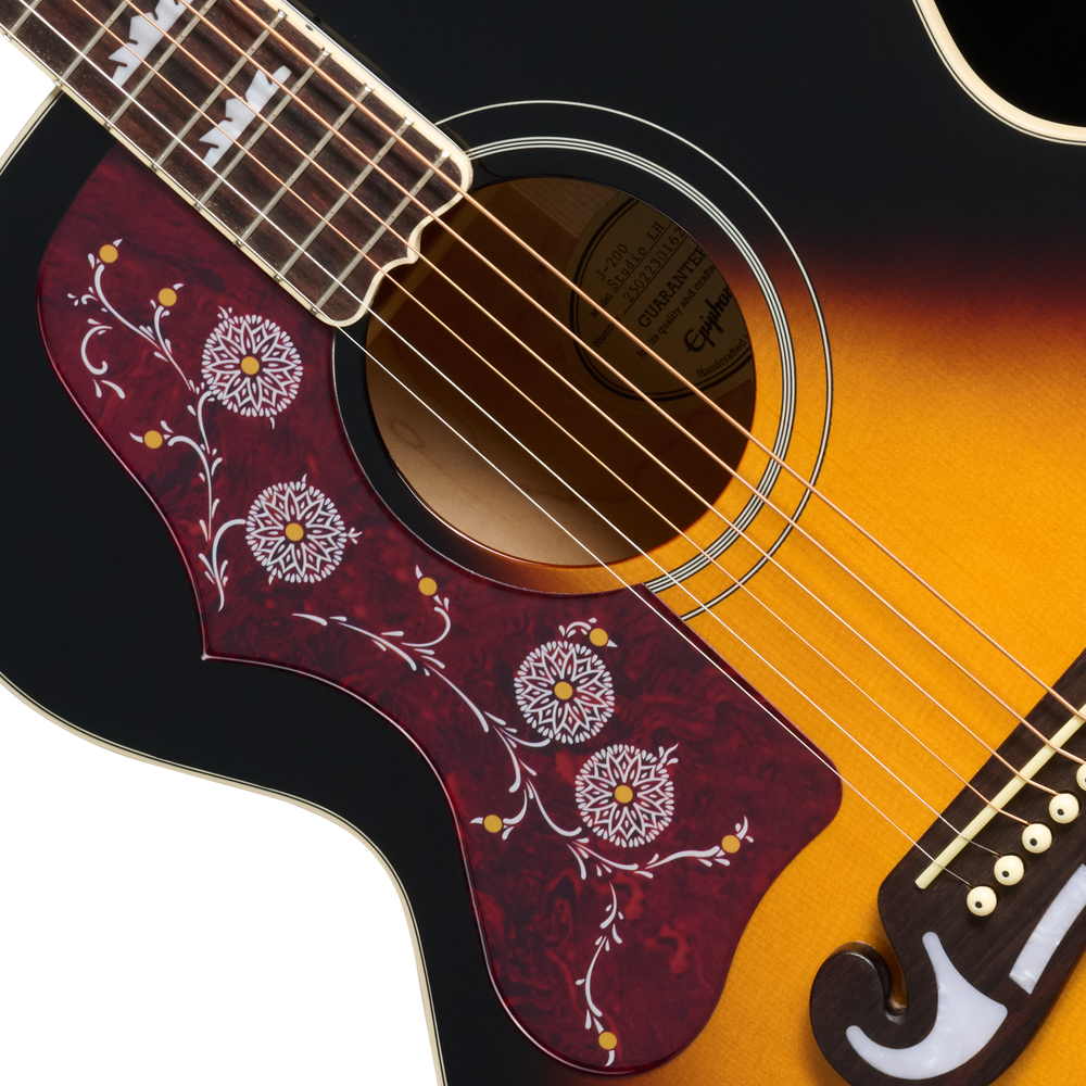 Epiphone J-200 Studio - Vintage Sunburst - Left Handed