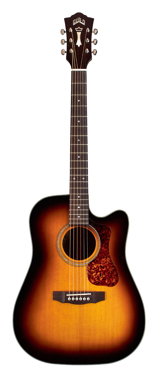 Guild D-140CE Acoustic Guitar - Antique Burst