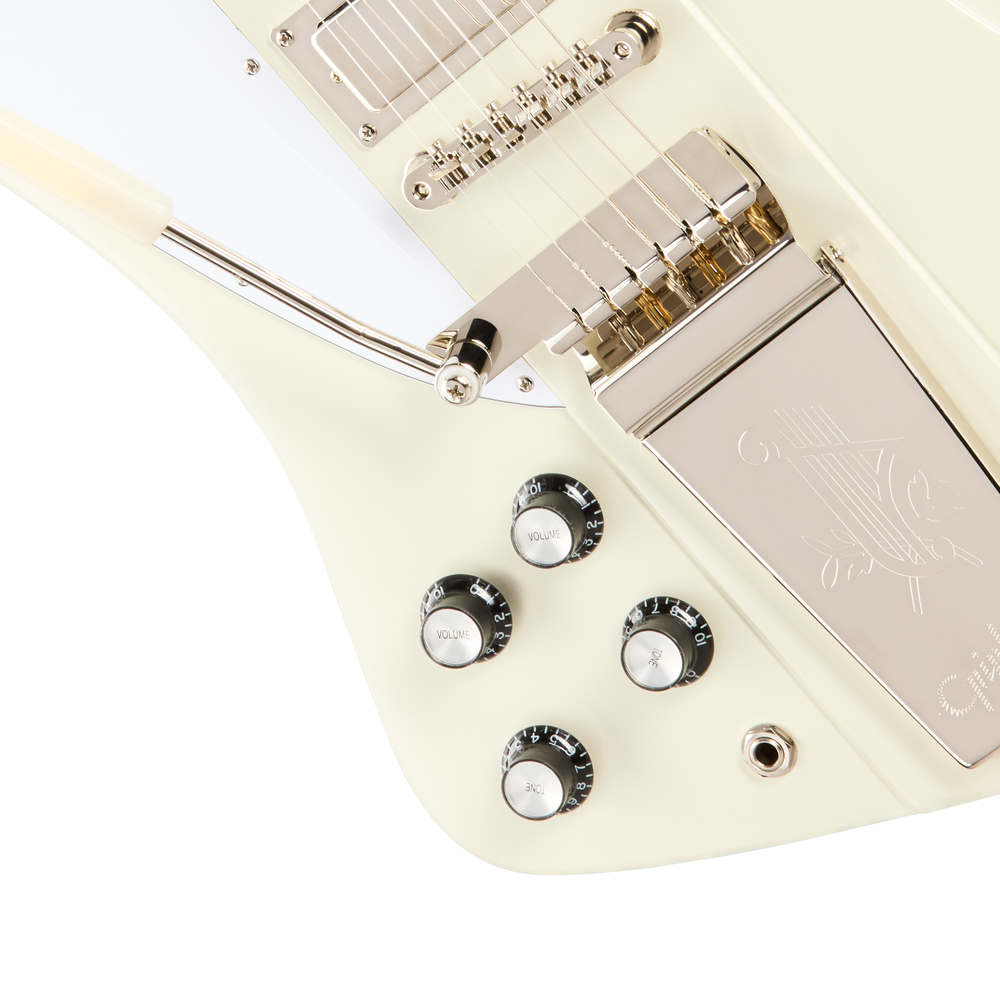 Epiphone 1963 Firebird V w/Maestro Vibrola Reissue - Left Handed - Polaris White