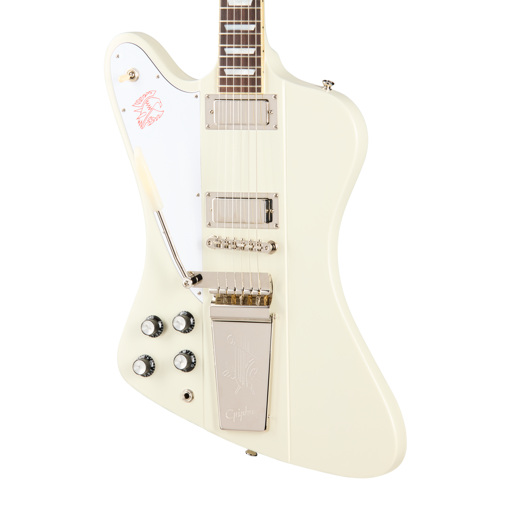 Epiphone 1963 Firebird V w/Maestro Vibrola Reissue - Left Handed - Polaris White