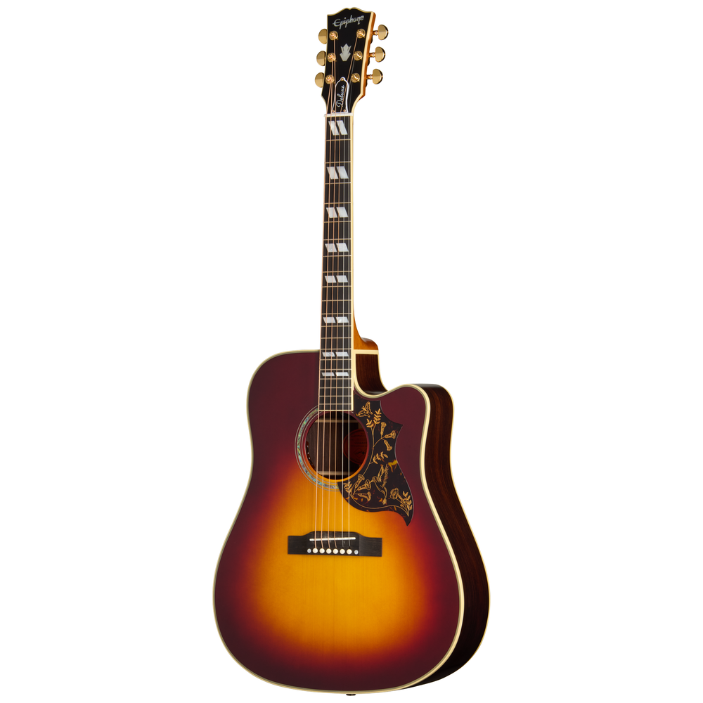 Epiphone Hummingbird Deluxe EC - Autumn Burst
