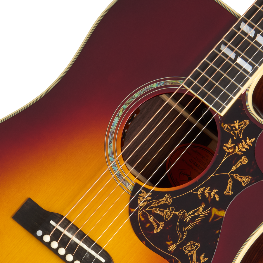 Epiphone Hummingbird Deluxe EC - Autumn Burst