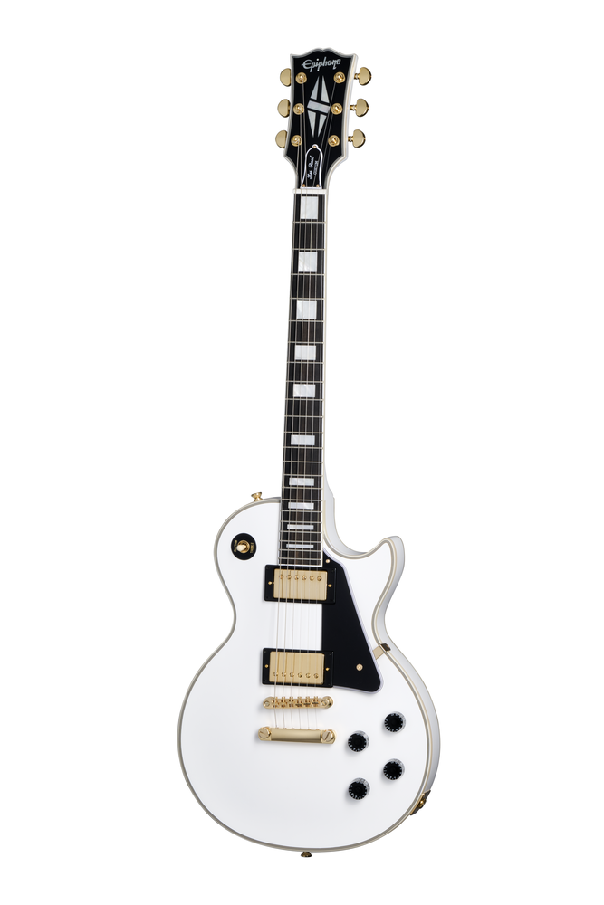 Epiphone Les Paul Custom w/Case - Alpine White