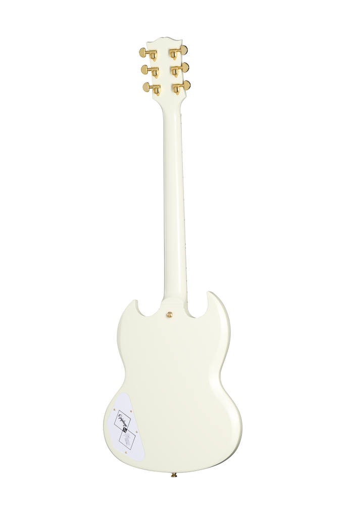Epiphone 1963 Les Paul SG Custom Maestro w/Case - Classic White