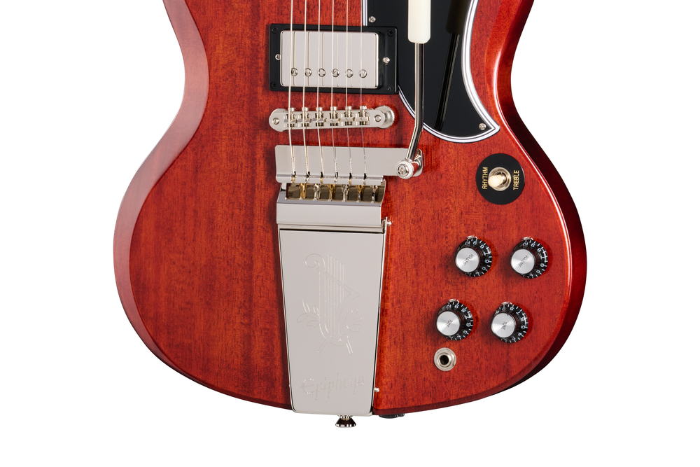 Epiphone 1964 SG Standard Reissue w/Maestro Vibrola - Cherry Red