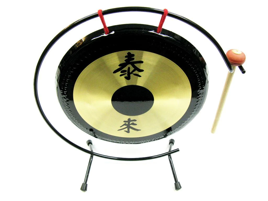 10 Inch Gong With Stand And Beater