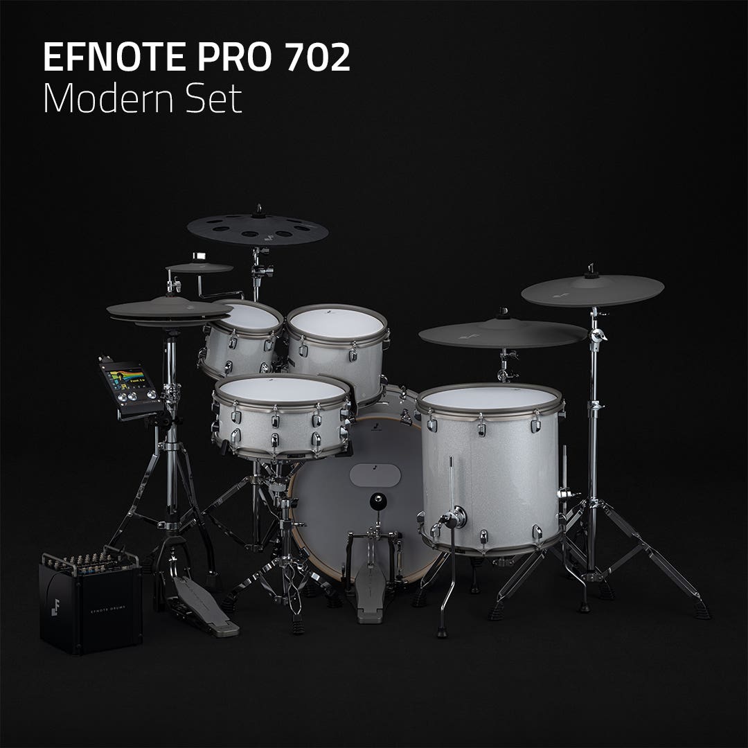 EFNOTE PRO 700 Series Electronic Drum Kit w/Hardware