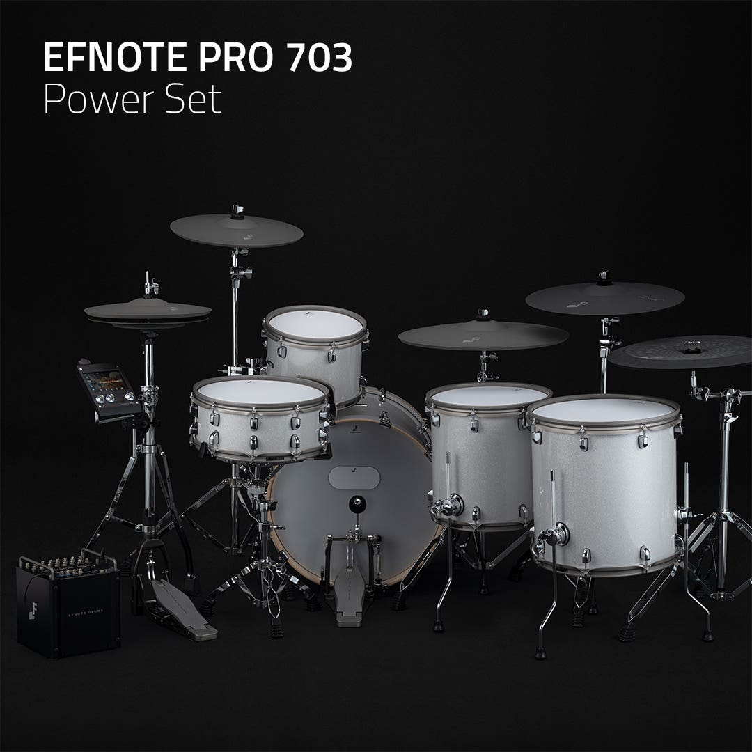 EFNOTE PRO 700 Series Electronic Drum Kit w/Hardware