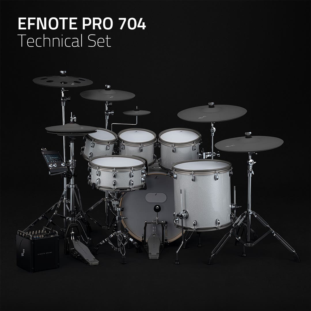 EFNOTE PRO 700 Series Electronic Drum Kit w/Hardware