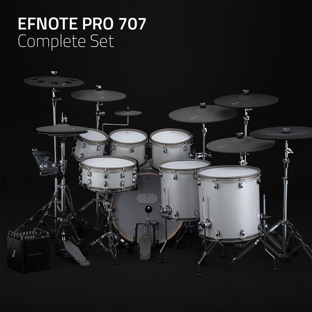 EFNOTE PRO 700 Series Electronic Drum Kit w/Hardware