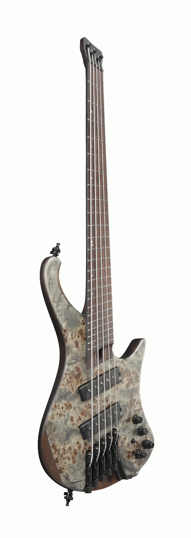 Ibanez EHB1505MS Electric Bass - Black Ice Flat