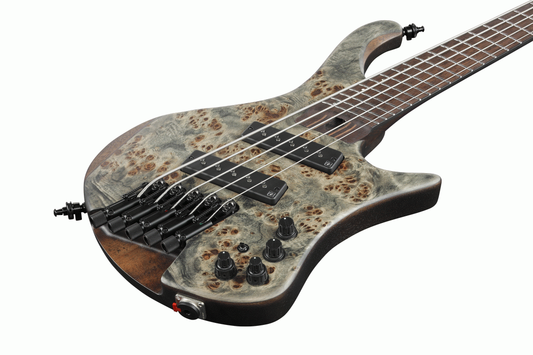 Ibanez EHB1505MS Electric Bass - Black Ice Flat