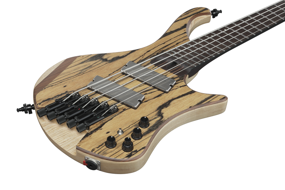 Ibanez EHB1675MS 5 String Electric Bass w/ Gigbag - Natural Flat