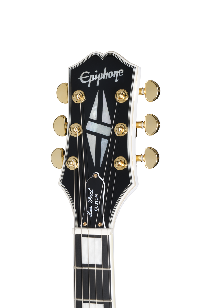 Epiphone Les Paul Custom - Alpine White w/ Premium Gig Bag