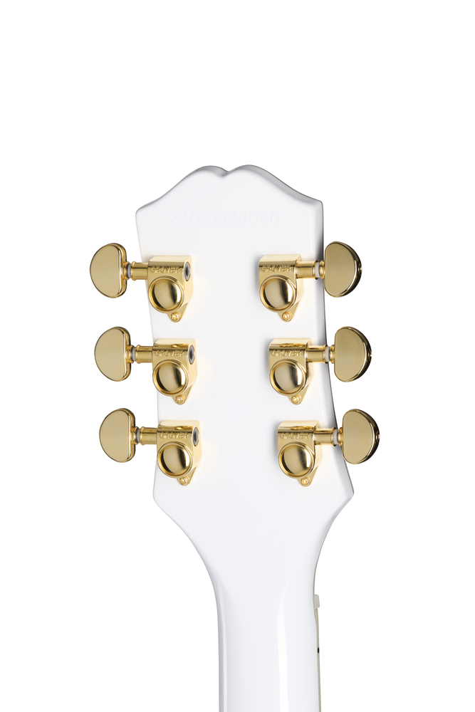 Epiphone Les Paul Custom - Alpine White w/ Premium Gig Bag