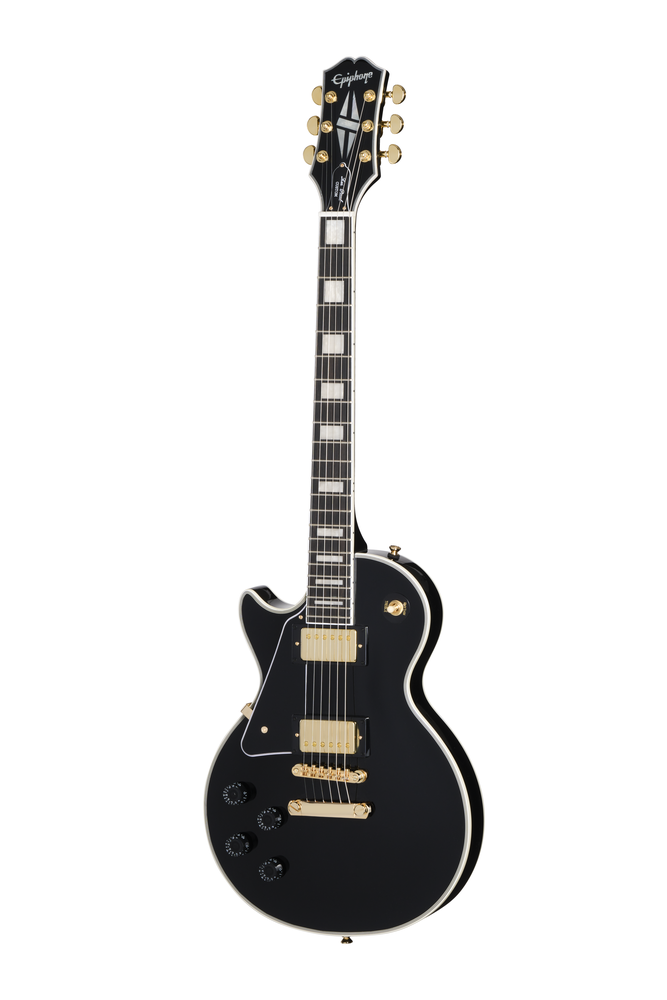Epiphone Les Paul Custom - Ebony Left Handed w/ Premium Gig Bag