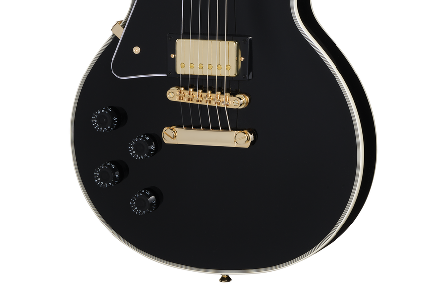 Epiphone Les Paul Custom - Ebony Left Handed w/ Premium Gig Bag