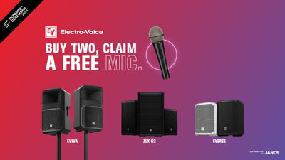 Electro-Voice bonus Mic promotion
