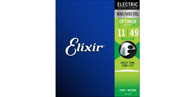 Elixir Optiweb Electric Guitar Strings - 11-49