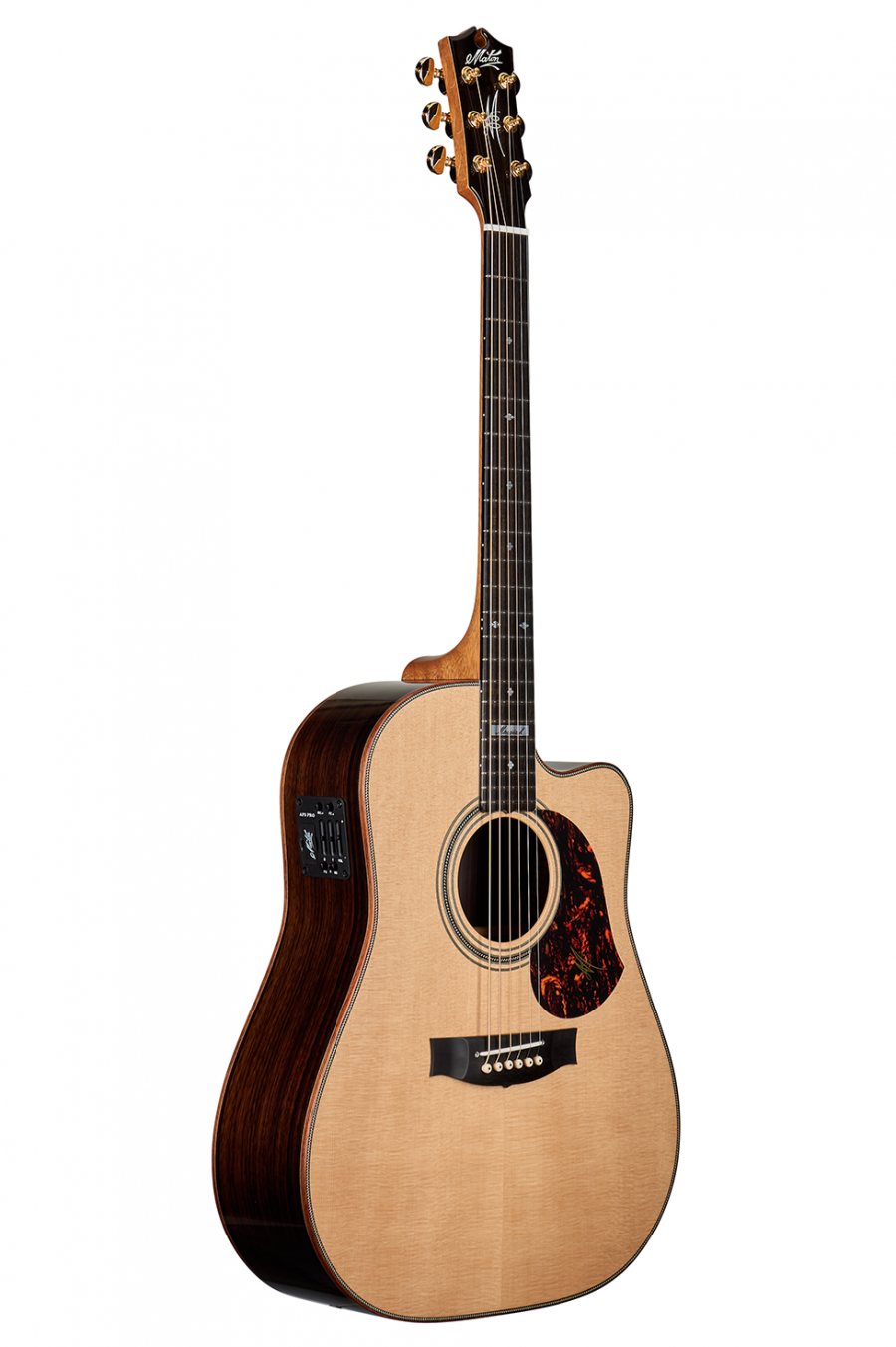 Maton EM100C Messiah Acoustic Electric Guitar w/Case - Natural Gloss
