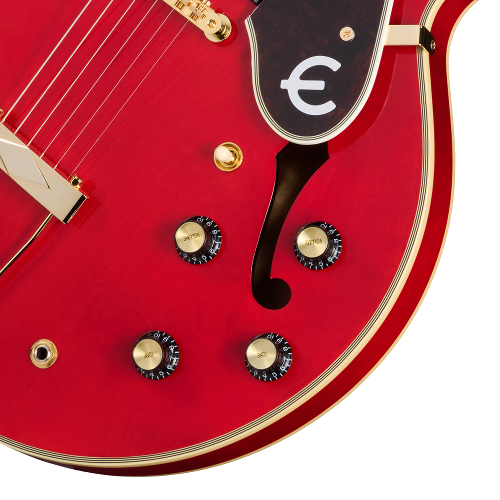 Epiphone Masterbuilt Gem Archer Sheraton - Cherry Red