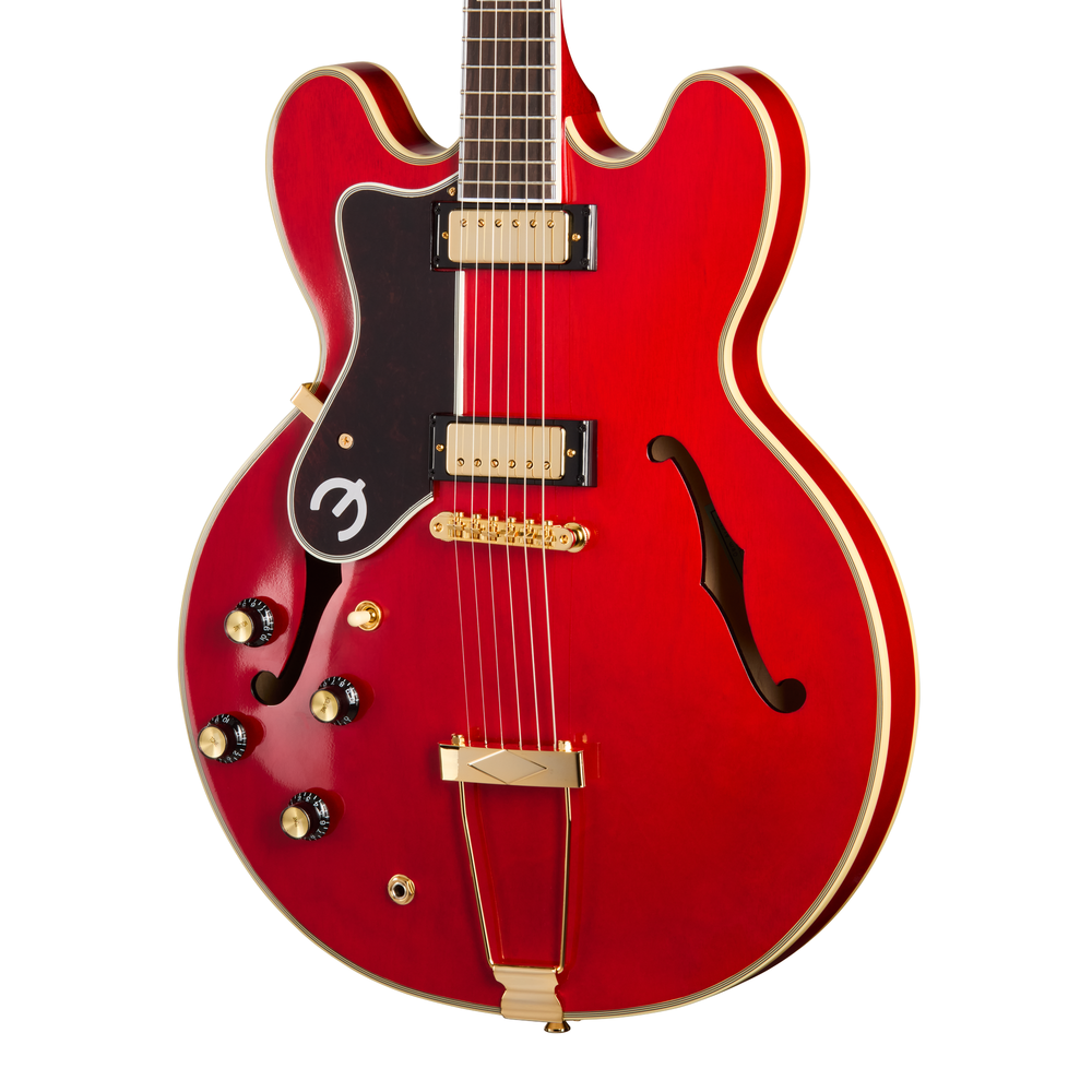 Epiphone Masterbuilt Gem Archer Sheraton - Cherry Red - Left Handed