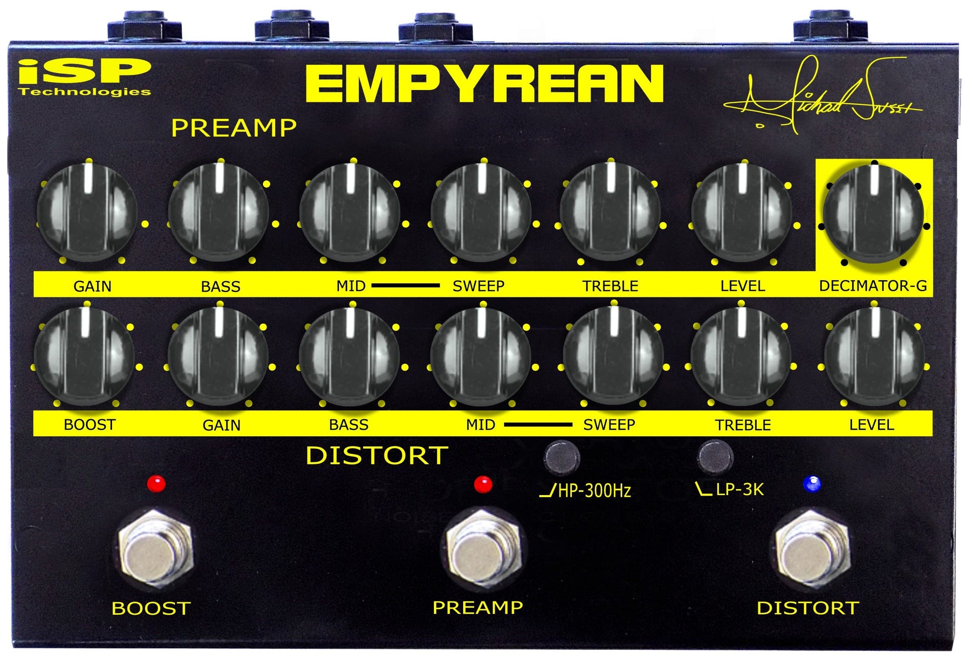 ISP Empyrean 3ch Preamp / Distortion Pedal