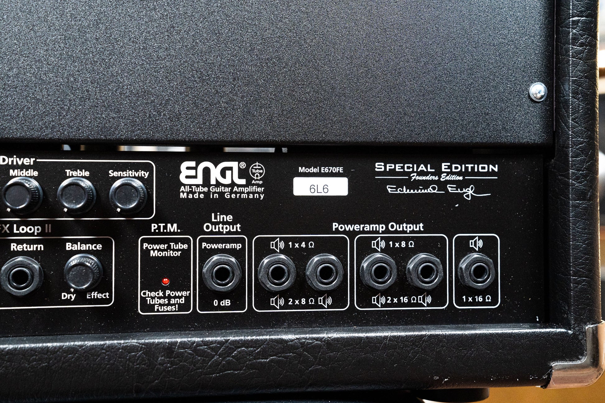 Engl E670FE 6L6 Founders Edition 100W Head