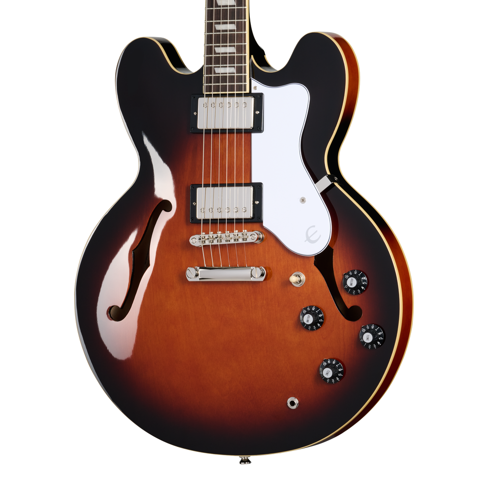 Epiphone Bonehead Riviera - Dark Tobacco Sunburst