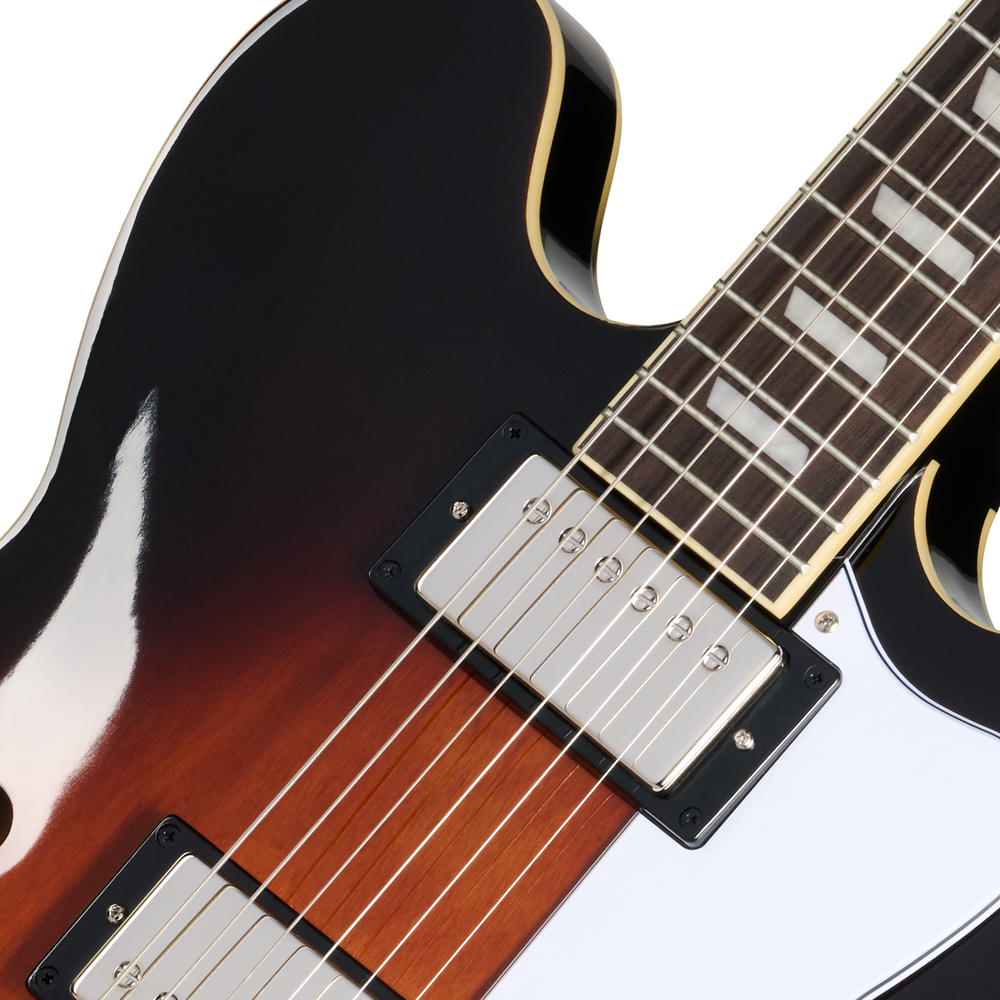 Epiphone Bonehead Riviera - Dark Tobacco Sunburst