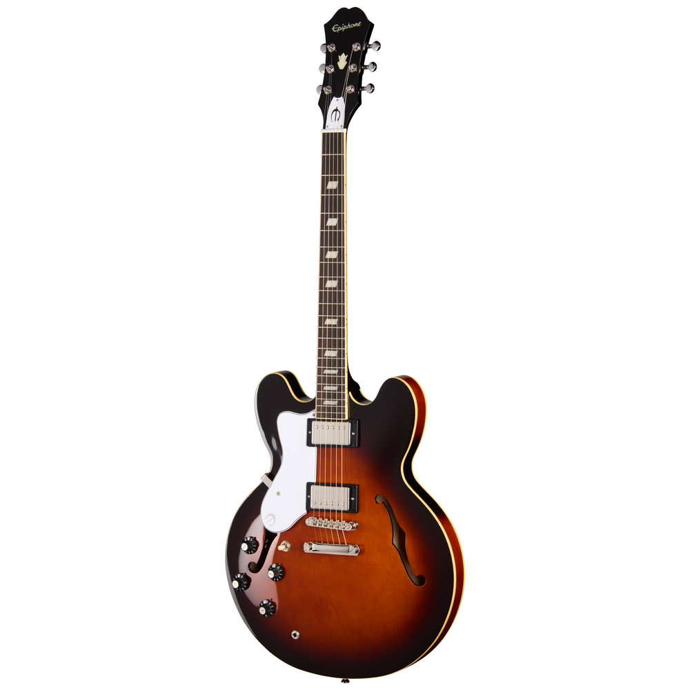 Epiphone Bonehead Riviera - Dark Tobacco Sunburst - Left Handed