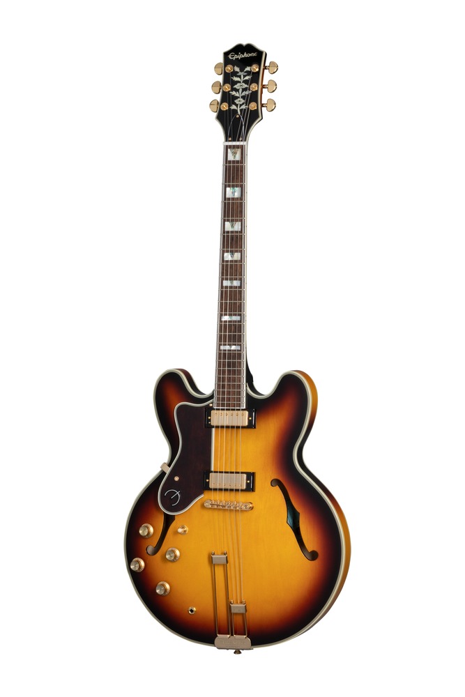 Epiphone Sheraton Frequensator - Vintage Sunburst - Left Handed