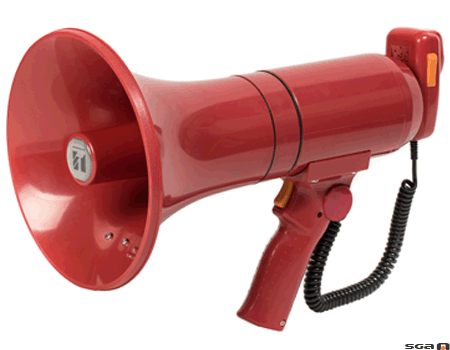 TOA ER3215S 15W Handgrip Megaphone w/ Siren