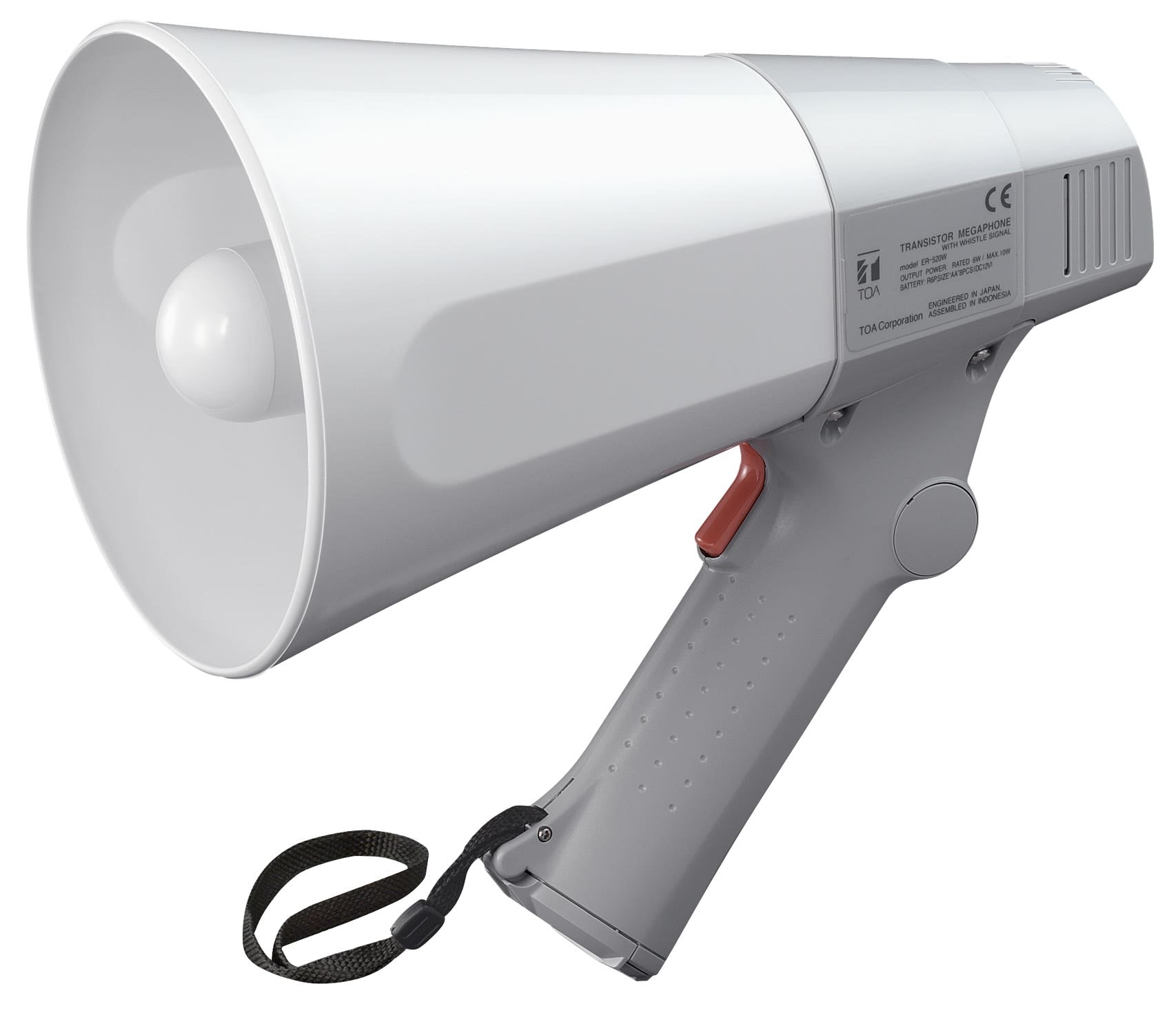 TOA ER-520W (10W max.) Hand Grip Type Megaphone with Whistle