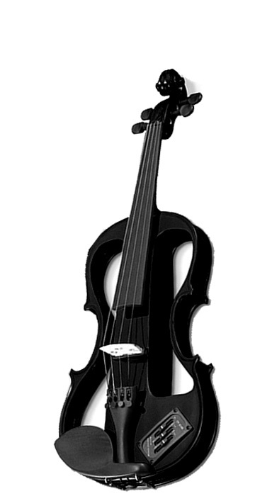 Carlo Giordano Electric Violin 3/4 - Black (EV202CBK3/4)