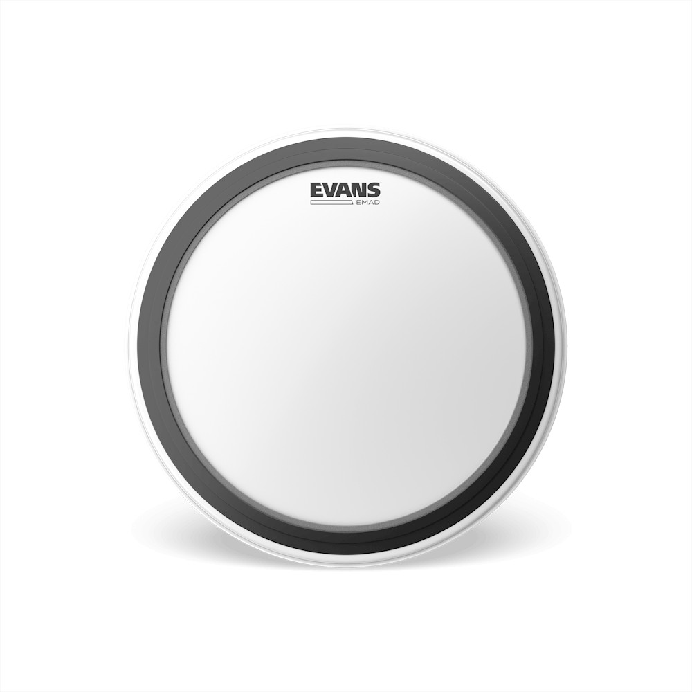Evans EMAD 22" Coated Bass Drum Head - White (BD22EMADCW)