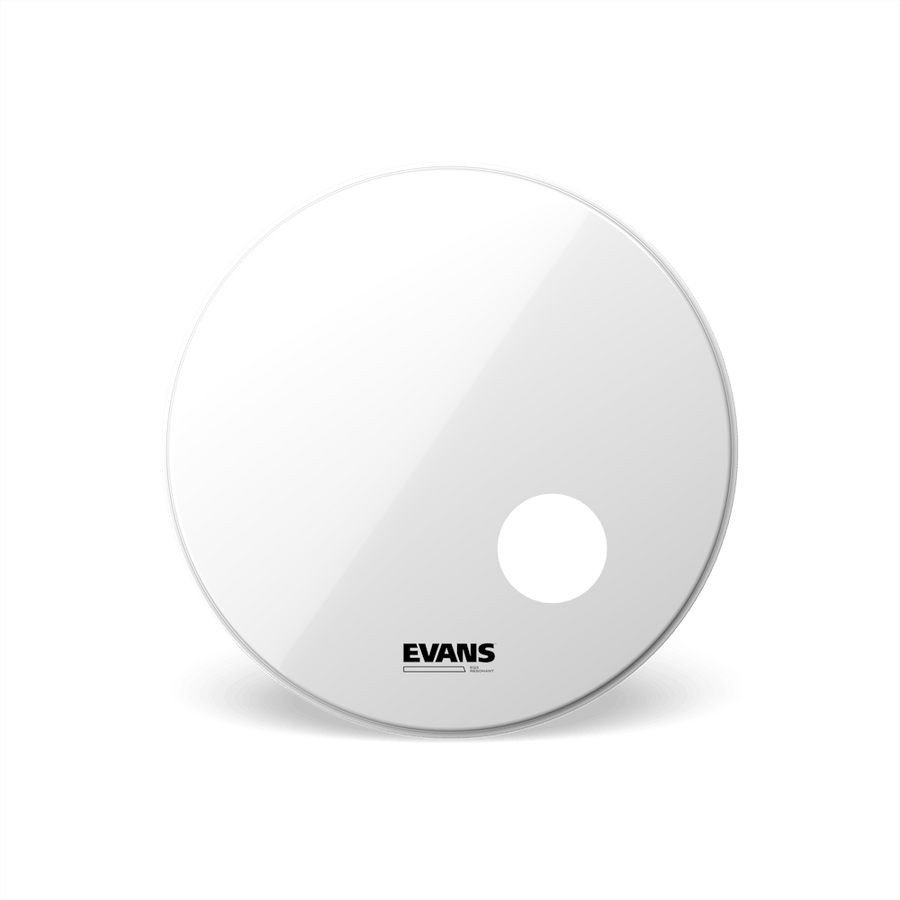 Evans 22" EQ3 Resonant Bass Drum Head - Smooth White