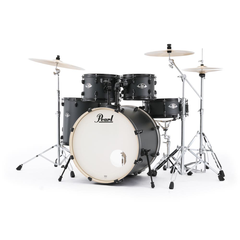 Pearl Limited Edition Export Fusion Plus Drum Kit - Granite Slate / Black HW - One Only