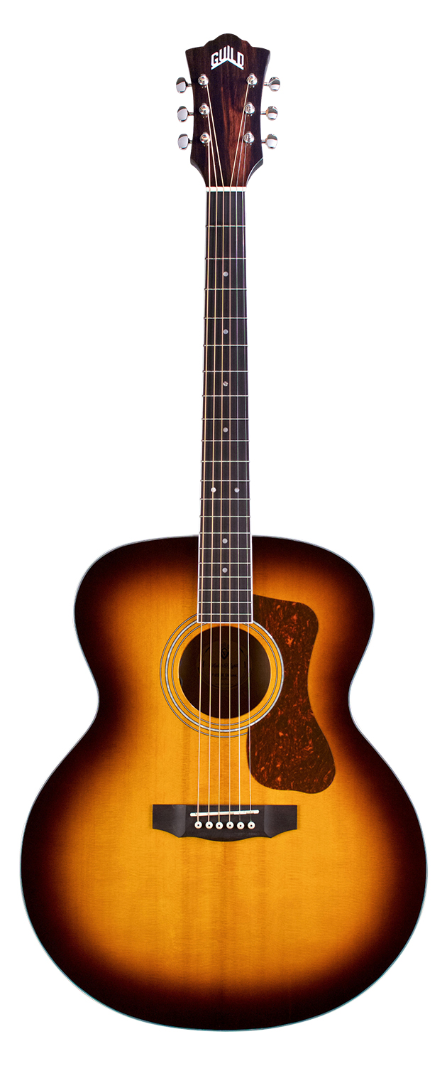 Guild F-250E Deluxe Jumbo Acoustic Guitar - Antique Burst
