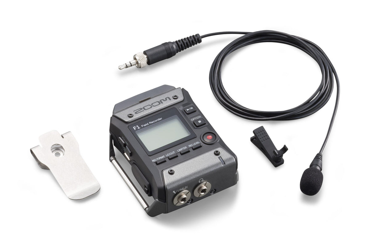Zoom F1-LP Field Recorder w/Lavalier Mic