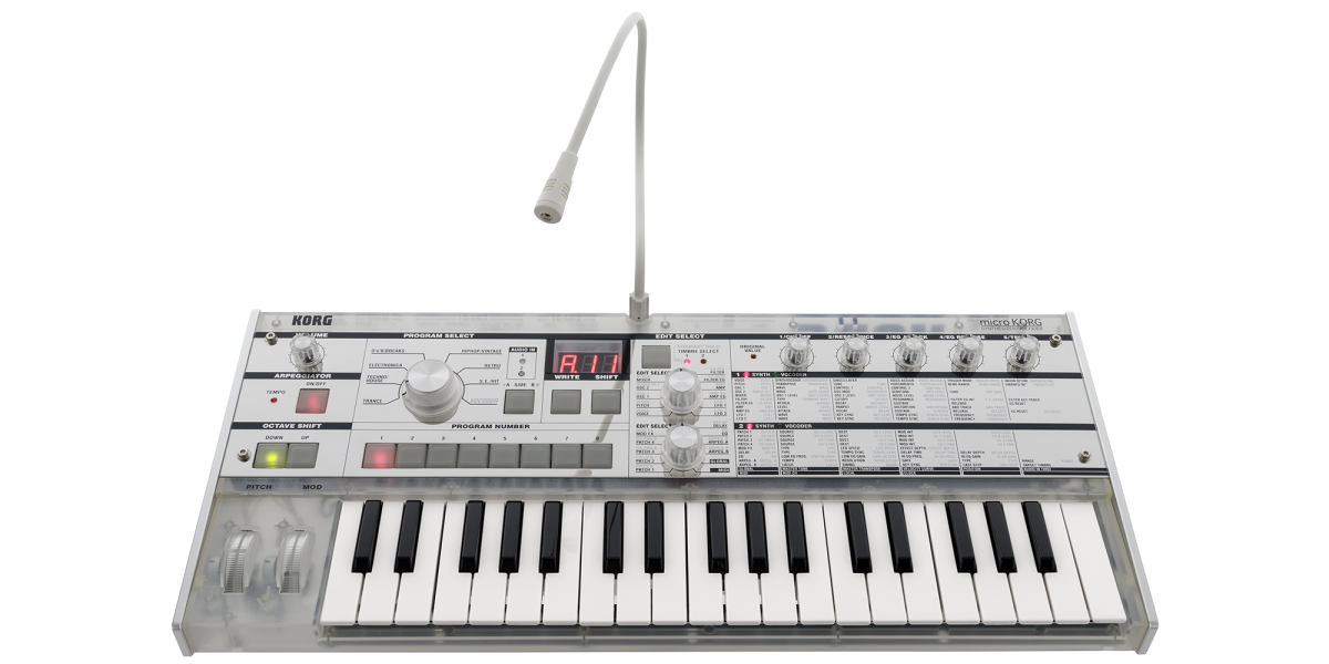 Korg microKORG Portable Synthesizer - Crystal Edition (Limited)
