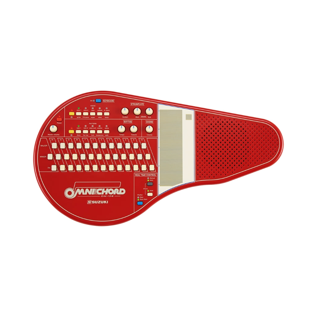 Suzuki OM108 Omnichord - Limited Edition Red