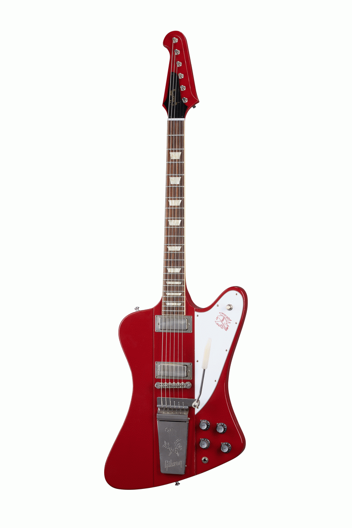 Gibson Murphy Lab 1963 Firebird V w/Maestro Vibrola w/Case - Light Aged Cardinal Red