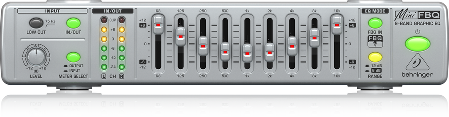 Behringer FBQ800 8-Band Graphic EQ w/FBQ