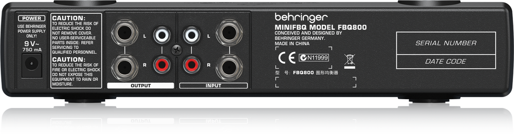 Behringer FBQ800 8-Band Graphic EQ w/FBQ