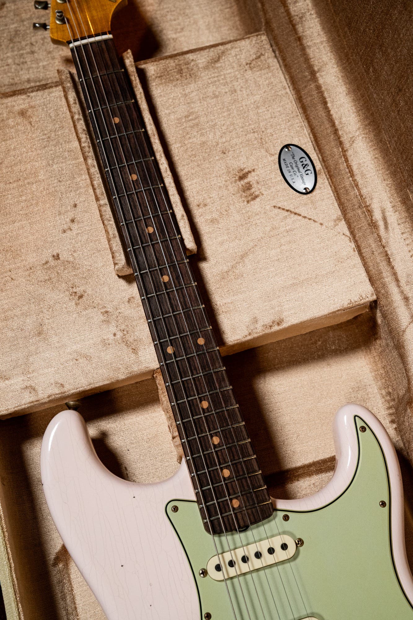 Fender Custom Shop '59 Stratocaster - Journeyman Relic - Super Faded Aged Shell Pink (#CS150402)