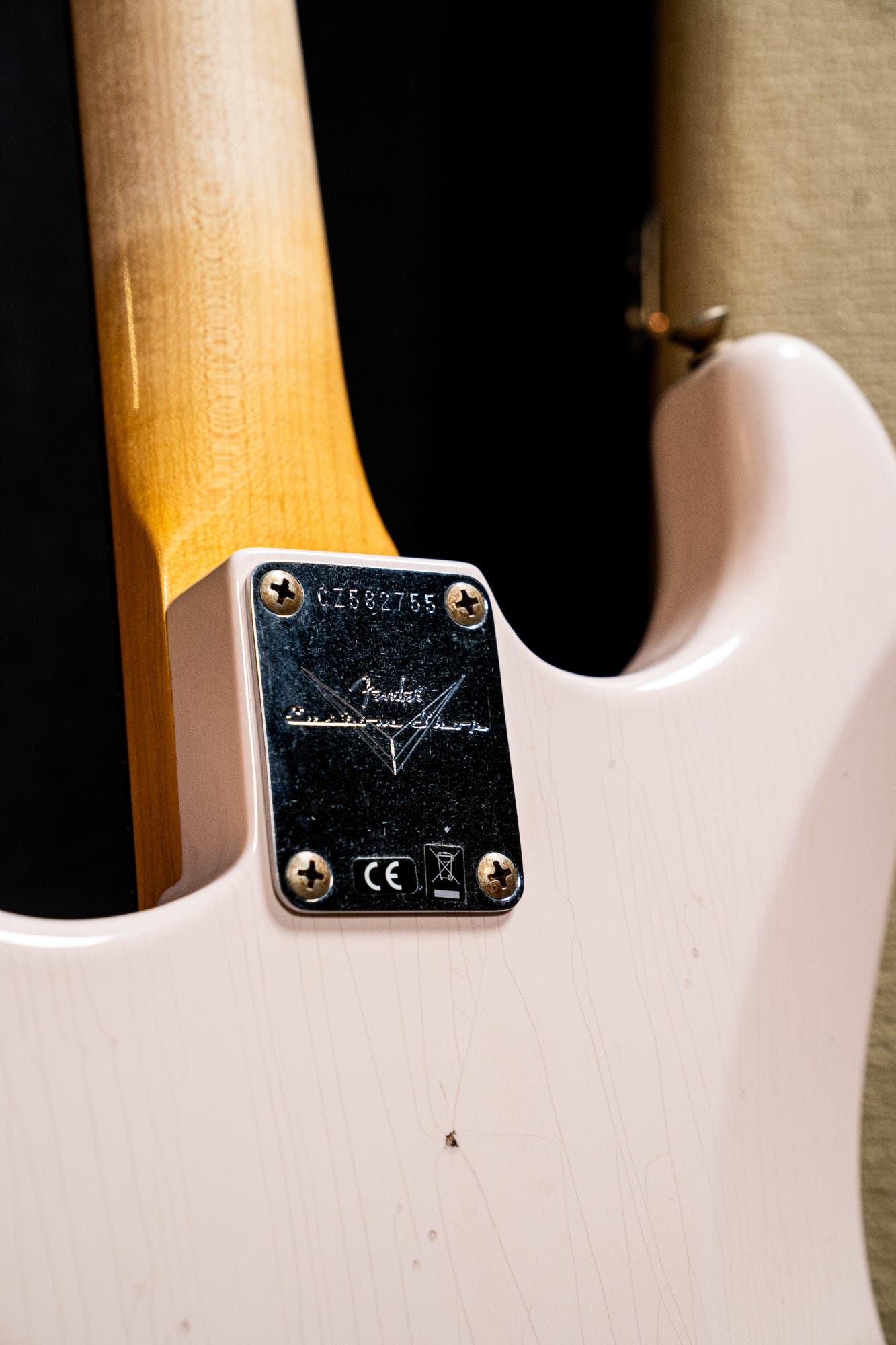 Fender Custom Shop '59 Stratocaster - Journeyman Relic - Super Faded Aged Shell Pink (#CS150402)