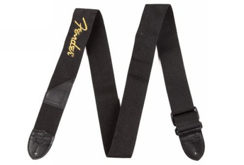 Fender 2" Guitar Strap - Yellow Logo