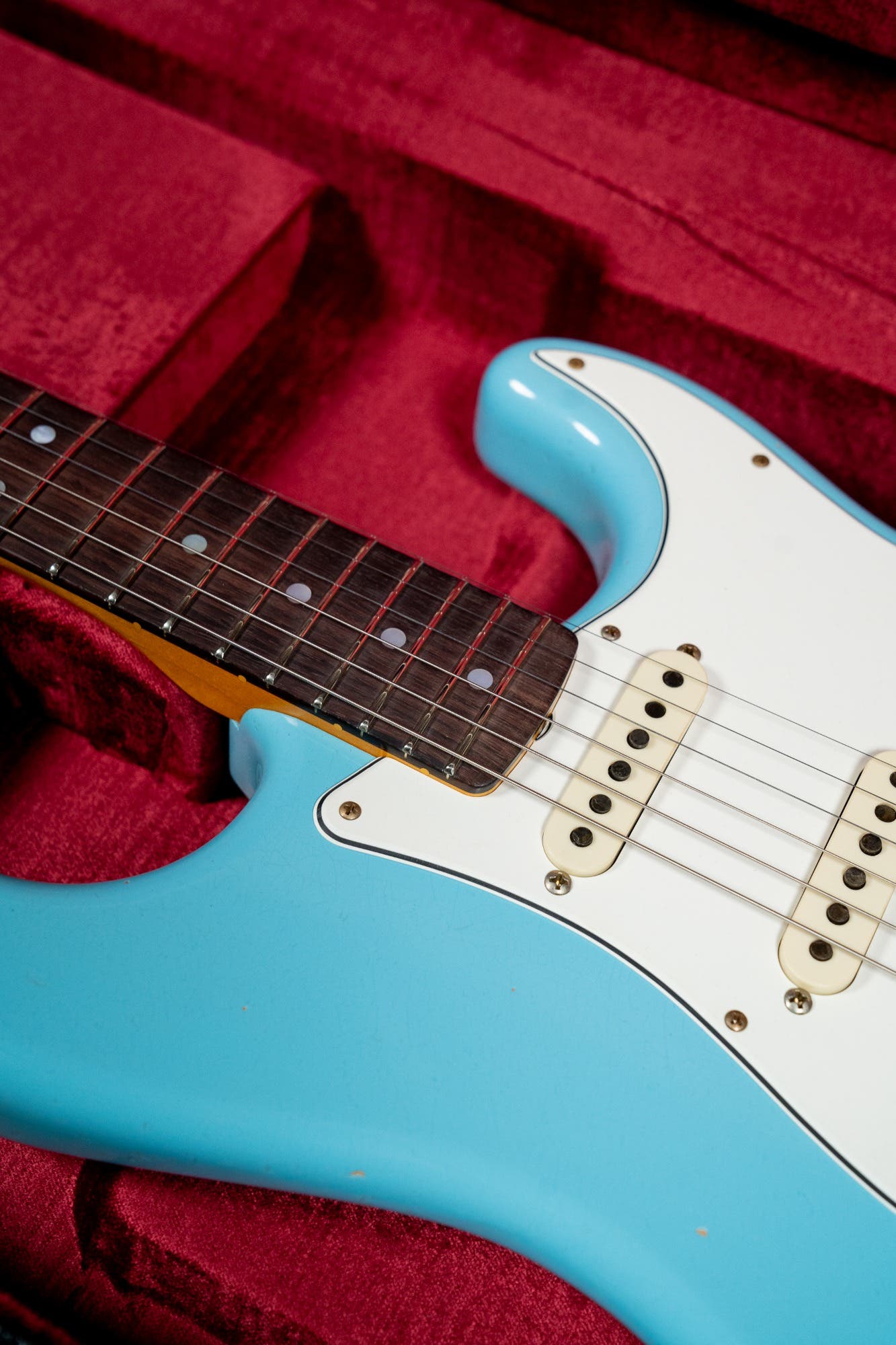Fender Custom Shop Limited Edition Fat '64 Stratocaster - Journeyman Relic - Aged Daphne Blue RW (#L11639)