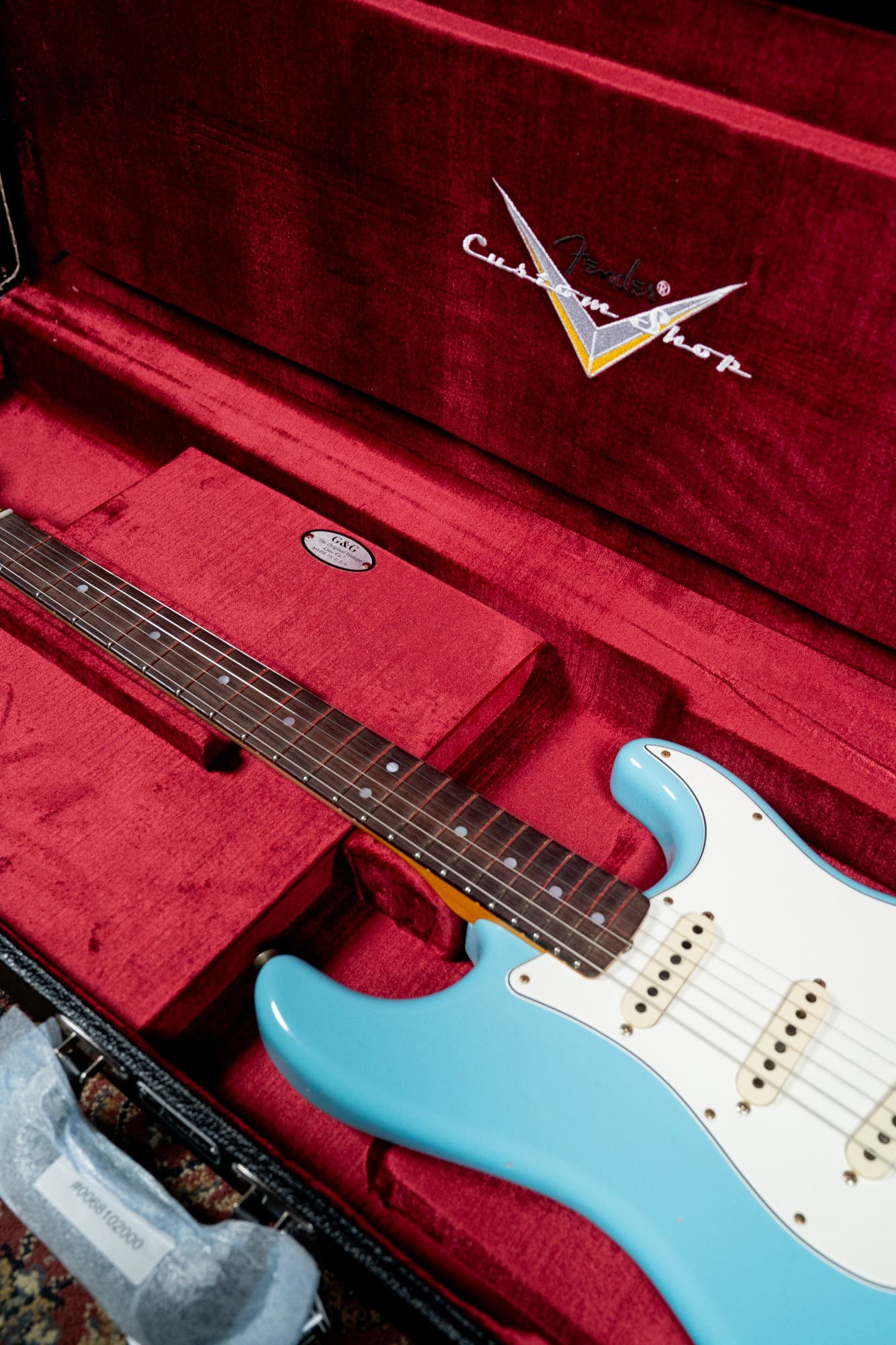 Fender Custom Shop Limited Edition Fat '64 Stratocaster - Journeyman Relic - Aged Daphne Blue RW (#L11639)